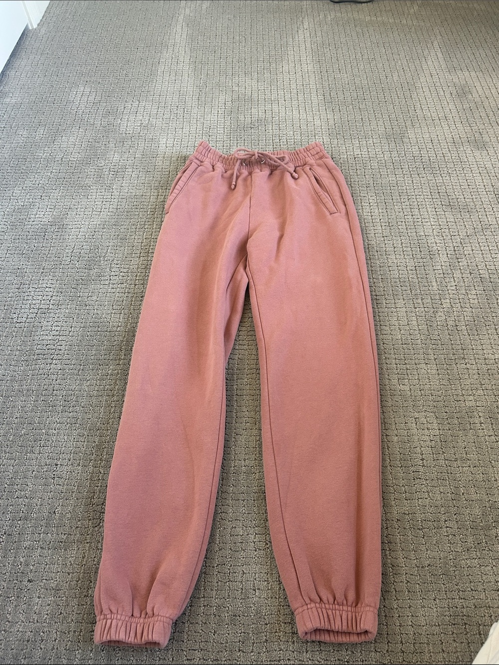 Abercrombie & Fitch Mauve Pink Women Drawstring Joggers